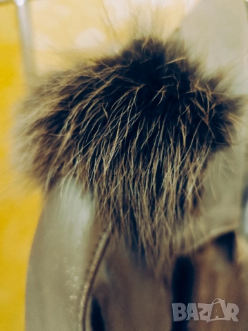 Елегантно дамско кожено яке маслено зелено– естествена кожа, снимка 3 - Якета - 40836007