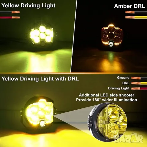 LED халоген 3 в 1, снимка 2 - Аксесоари и консумативи - 48821878