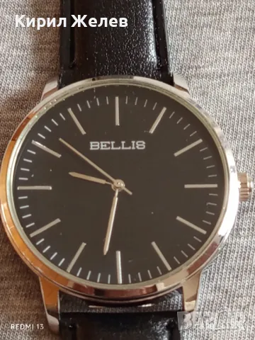 Чисто нов дамски часовник BELLIS QUARTZ с кожена каишка стилен дизайн 49860, снимка 2 - Дамски - 49661752