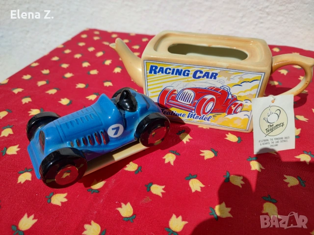 Винтидж чайник играчка състезателна кола, снимка 10 - Колекции - 53845101