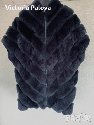 Луксозно палто-елек от чинчила, снимка 10 - Палта, манта - 36024737