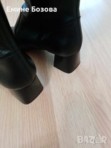 Нови черни ботуши №39, снимка 3 - Дамски ботуши - 41853870