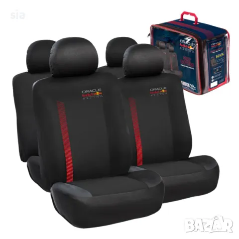 Тапицерия за кола от 10 Части, универсални калъфи, Racing, снимка 4 - Аксесоари и консумативи - 40576138