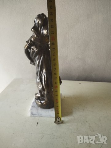 метална статуетка-викториянска дама, снимка 3 - Други ценни предмети - 41930929