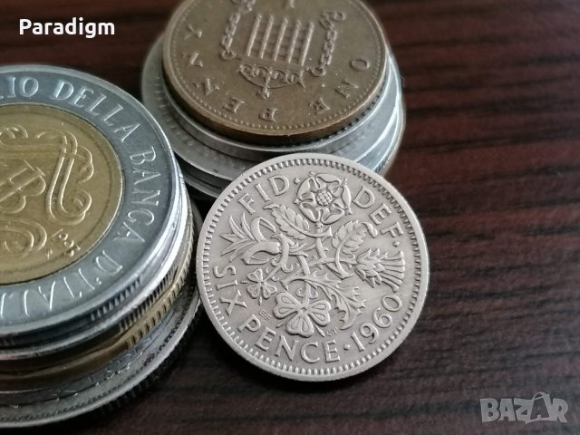 Монета - Великобритания - 6 пенса | 1960г.