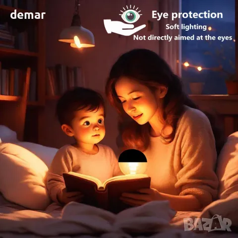 Светодиодна крушка Vanpus E27, 6W, черна полугалванизирана, топло бяло, 2 броя, снимка 8 - Крушки - 48482747