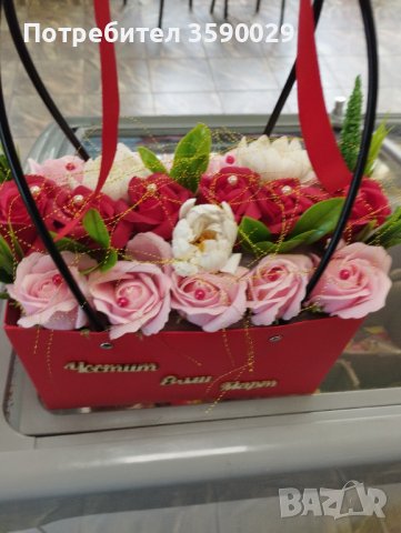 Сапунени цветя, снимка 6 - Изкуствени цветя - 39946525