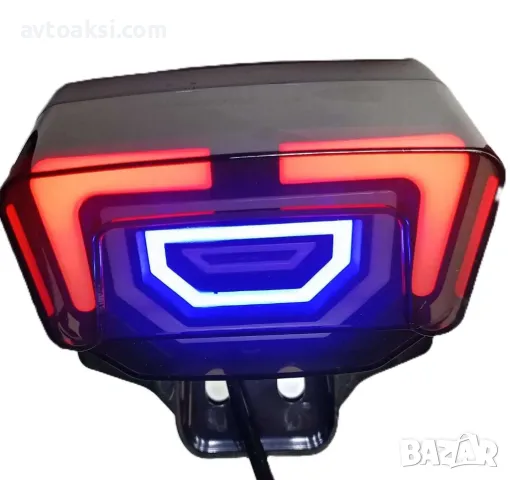 LED Стоп за мотор с вградени мигачи и стойка за номер-19345, снимка 3 - Аксесоари и консумативи - 49607978