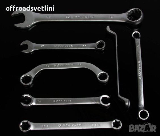 Комбинирани ключове 47 Части Професионален Комплект ключове MAR-POL, снимка 3 - Ключове - 42243261