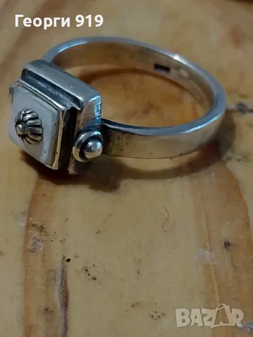 Дамски сребърен пръстен, снимка 2 - Пръстени - 56171501
