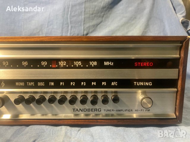 Продавам ресивър Tandberg tuner-amplifer hifi FM, снимка 6 - Ресийвъри, усилватели, смесителни пултове - 42600651