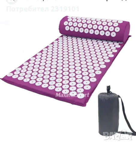 Акупунктурна масажна постелка и възглавница 