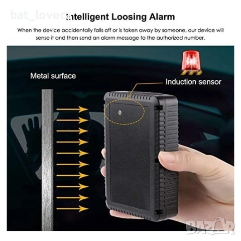 GPS тракер WINNES® TK915 -- 4G --, водоустойчив, силен магнит, 10000 mAh батерия, проследяване и м, снимка 5 - Аксесоари и консумативи - 53667750