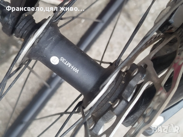 28 цола алуминиев велосипед колело размер 52,тип гравъл 3 по 10 скорости Shimano 105, снимка 3 - Велосипеди - 52856782