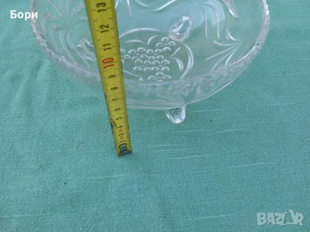Стара кристална купа, снимка 7 - Аксесоари за кухня - 36224434