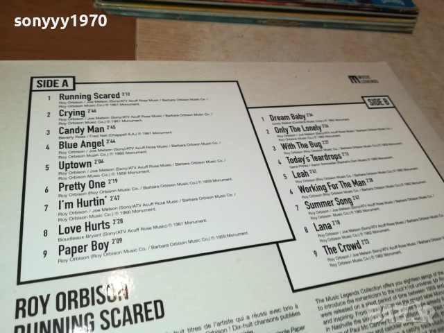 ROY ORBISON-ВНОС АНГЛИЯ 1410251907, снимка 9 - Грамофонни плочи - 52055157