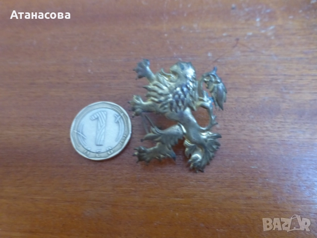 Кокарда Лъвче Лъв, снимка 2 - Антикварни и старинни предмети - 52426949