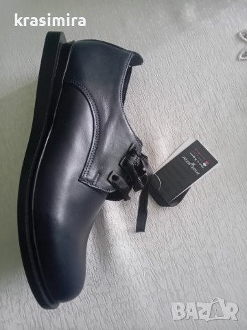 Продава дамски черни обувки от естествена кожа, снимка 4 - Дамски ежедневни обувки - 44473876