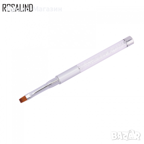 Луксозна четка за гел - сребърна, снимка 2 - Продукти за маникюр - 36228875