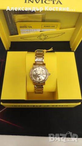 Дамски часовник Invicta Angel GOLD 33mm, снимка 3 - Дамски - 40362839
