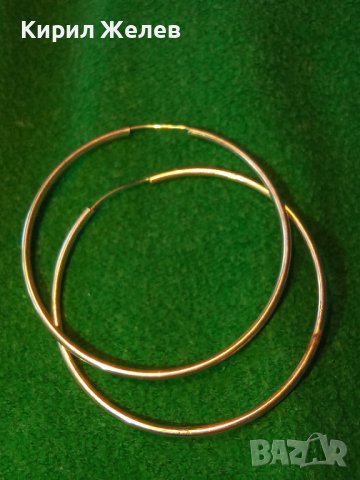 ШАРМАНТНИ КЛАСИЧЕСКИ ВИНТИДЖ АРТ МОДЕЛ СРЕБЪРНИ ОБЕЦИ ВИСОКА ПРОБА СРЕБРО РЪЧНА ИЗРАБОТКА 38534, снимка 3 - Антикварни и старинни предмети - 41451071