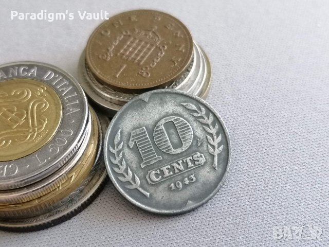 Монета - Нидерландия - 10 цента | 1943г., снимка 1 - Нумизматика и бонистика - 41764733