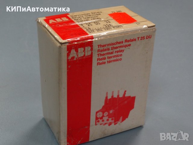 термореле ABB T25 DU Thermal relay 32A, снимка 10 - Резервни части за машини - 34452193