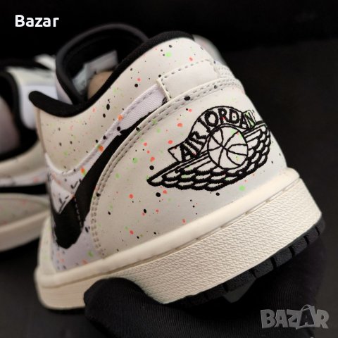 Nike Air Jordan 1 Low Paint Splash Colors Нови Оригинални Обувки Размер 40 Номер 25см Маратонки , снимка 7 - Маратонки - 41421498