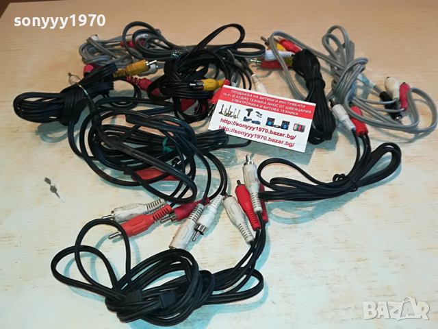 ЧИНЧОВЕ-10БР АУДИОКАБЕЛИ ЗА 100ЛВ 2203221129, снимка 3 - Други - 36191608