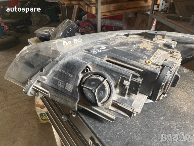 Десен фар ксенон за Audi Q7. Кю7. Преди фейслифт.  06-09. Не завиващ. 4L0941004A. Обурудван. , снимка 6 - Части - 51908597