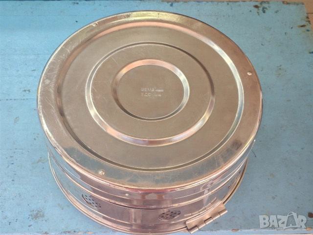 Медицински барабан за стерилизация ЗЕМА 320 мм. , снимка 7 - Лаборатория - 51721795