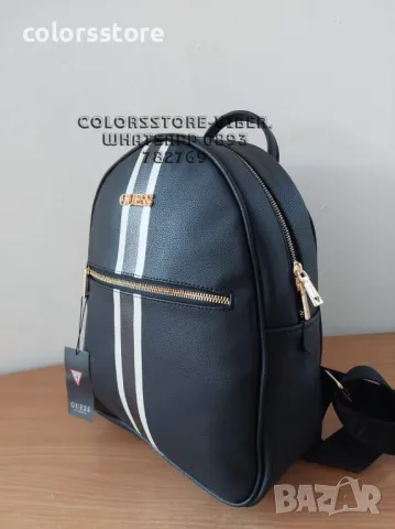 Черна раница  Guess-SG87U, снимка 2 - Раници - 47409078