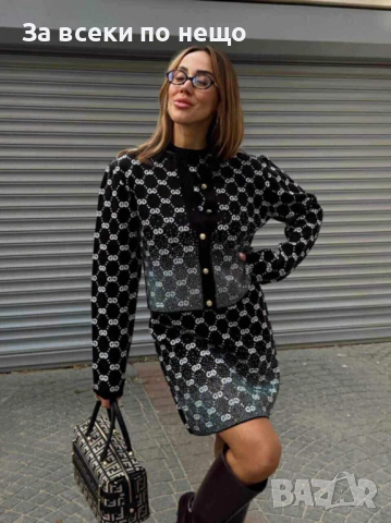 Gucci Дамски Комплект Гучи - 2 Налични Цвята Код I_88, снимка 5 - Комплекти - 52107519