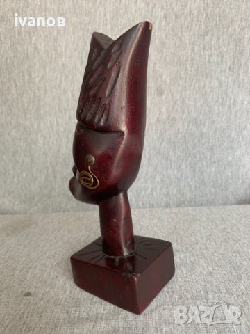 дървена фигура статуетка , снимка 4 - Статуетки - 41246863