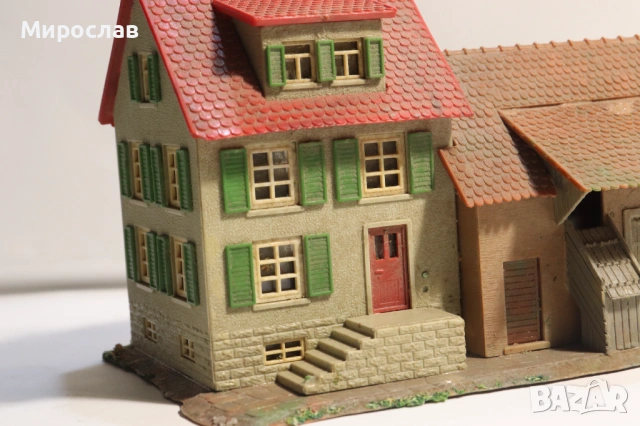 FALLER? KIBRI? VOLLMER? H0 1/87 СГРАДА КЪЩА ВАГОН ВЛАК ЖП, снимка 4 - Влакчета, самолети, хеликоптери - 53742858