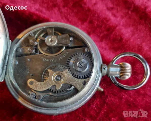 Швейцарски джобен часовник система Rosopf, снимка 5 - Антикварни и старинни предмети - 48415033