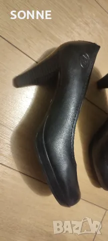 Marco Tozzi - естествена кожа обувки на ток, снимка 10 - Дамски обувки на ток - 47707834