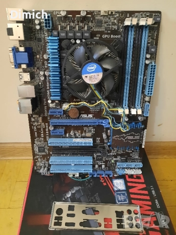 Дънна платка Asus P8H77-V CPU i7 3770