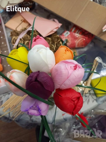 ръчно изработени рози 