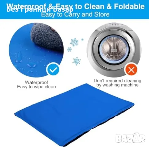 Нова Охлаждаща подложка за домашни любимци 50x65cm - Устойчива и водоустойчива, снимка 6 - За кучета - 47634456