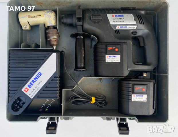 BERNER BBH 24VRE II - Акумулаторен перфоратор!, снимка 2 - Перфоратори - 40446465