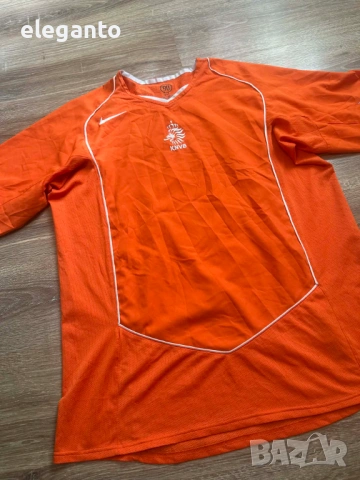 Оригинална ретро футболна фланелка Nike Netherlands Холандия  Total 90 Home  2004 , L размер , снимка 6 - Спортни дрехи, екипи - 53782710