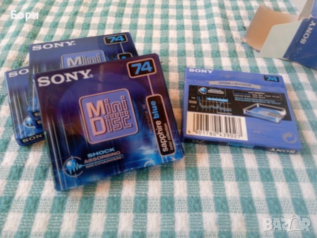 Sony Recordable Minidisc MD 74 Minute Color Collection, снимка 3 - CD дискове - 41513202