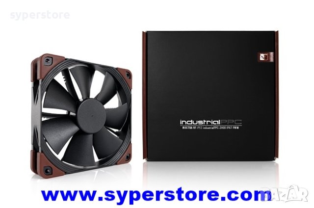 Вентилатор за компютър 120x120x25mm Noctua NF-F12-iPPC-2000-IP67-PWM SSO2 Bearing 4-pin PWM 2000RPM , снимка 3 - Други - 40494666