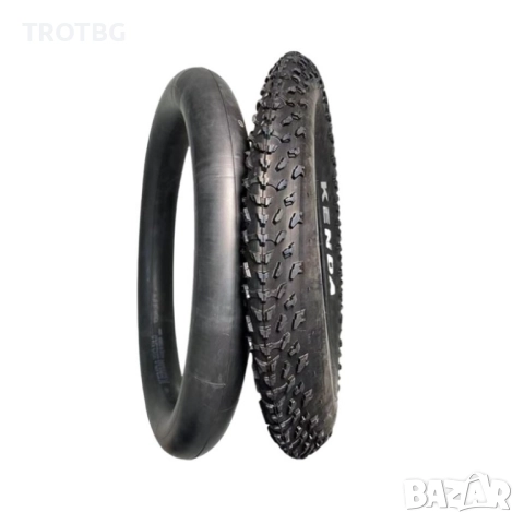 Комплект външна и вътрешна гуми KENDA 20x4 за Fatbike