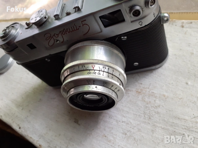 Стар съветски фотоапарат Зоркий 5, снимка 6 - Антикварни и старинни предмети - 53371914