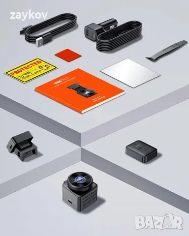 видеорегистратор VANTRUE E1 2.7K Dashcam Mini Car WiFi GPS, 2.5K 1440P/60FPS Dash Cam, снимка 5 - Друга електроника - 49820754