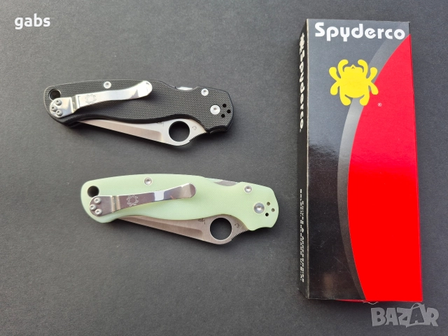 Сгъваем нож Spyderco Paramilitary 2 Exclusive Tanto,C81EX,два цвята, снимка 9 - Ножове - 50799109
