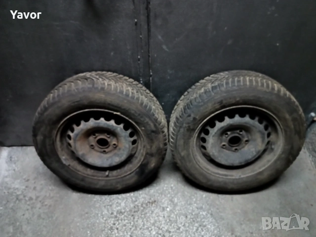 Vw Джанти 15" 5х112 с зимни гуми Hanкook 195/65/15