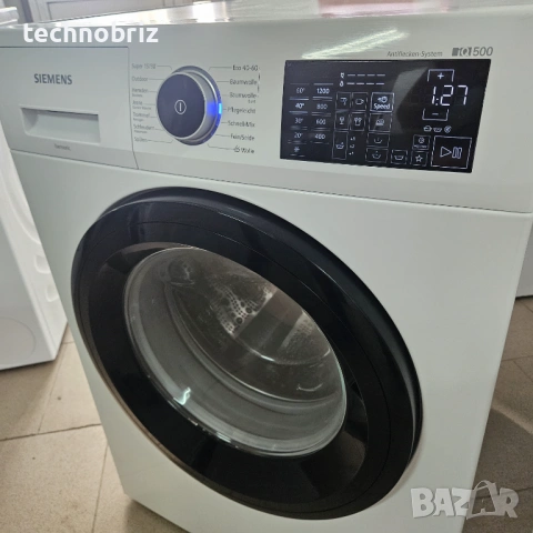 Немска инверторна пералня Siemens iSensoric IQ500 А+++ 9кг - ГАРАНЦИЯ, снимка 4 - Перални - 53800792